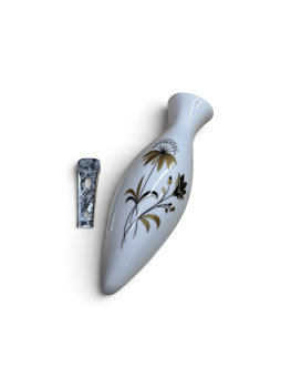Preview: utovase Porzellan, Oldtimer Blumenvase, VW Käfer Blumenvase, Armaturenbrett Vase